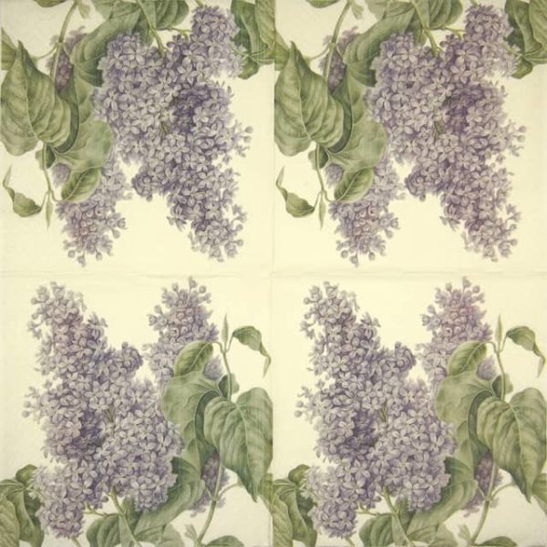 Lunch Napkins (20) - Lilac Flower