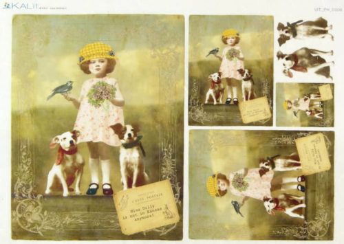 Rice Paper - Old Pictures Miss Dolly (22 x 32cm)