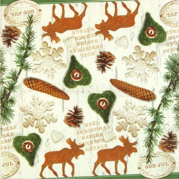 Paper Napkin - Nordic Christmas - Image 2