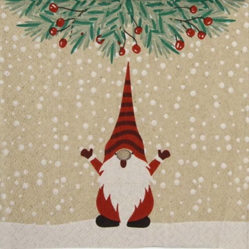 Cocktail Napkins (25) - Happy Santas