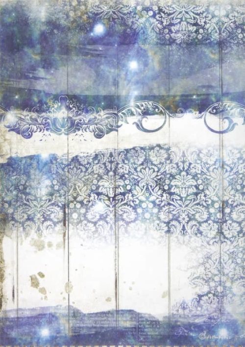 Rice Paper - Romantic Sea Dream texture - DFSA4563 - Stamperia