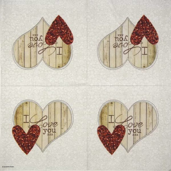 Lunch Napkins (20) - I love you