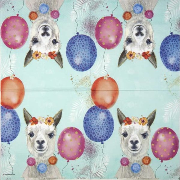 Lunch Napkins (20) - Party lama