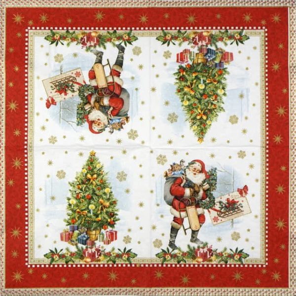 Lunch Napkins (20) - Vintage Christmas