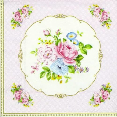 Paper Napkin - Bouquet Pink