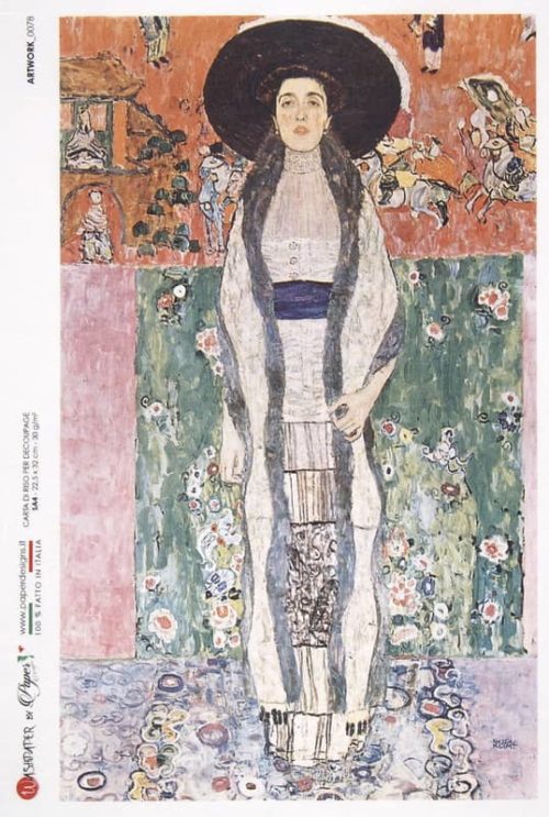 Rice Paper - Klimt: Portrait of Adele Bloch Bauer II - 0078