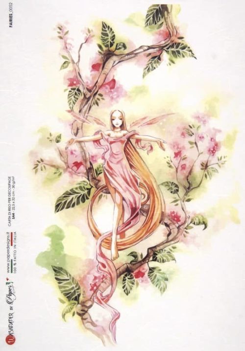 Rice Paper - Blossom Fairy (22 x 32cm)