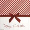 Paper Napkin - Christmas Bow red