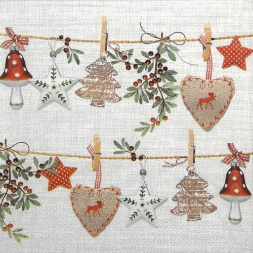 Lunch Napkins (20) - Rustical Christmas