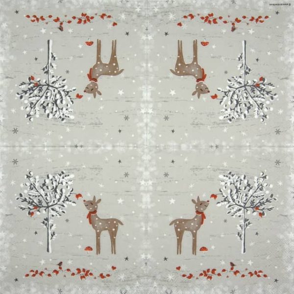 Cocktail Napkins (20) - Sniffing Deer