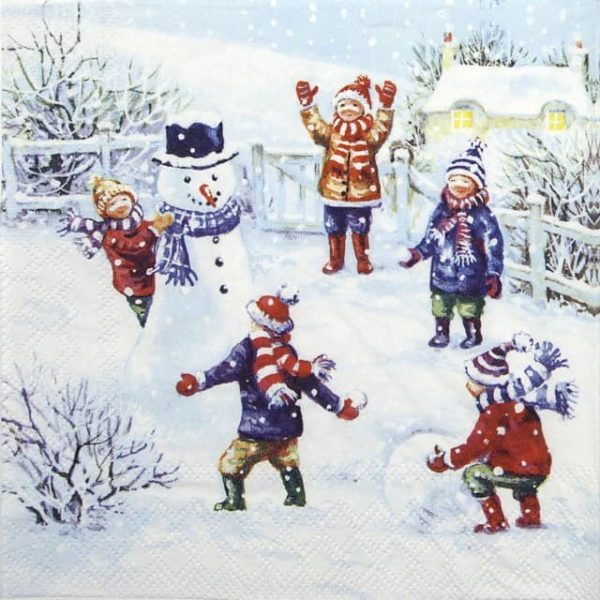 Paper Napkin - Snowfun