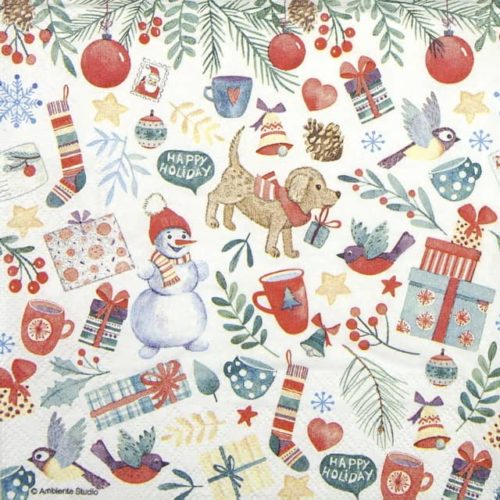 Paper Napkin - Winter Fun