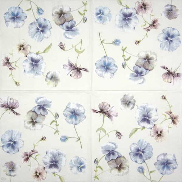 Paper Napkin - Viola in Vogue cream