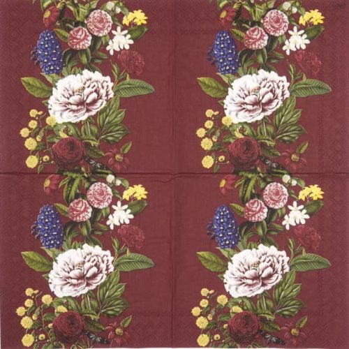 Paper Napkin - Magdalene bordeaux_IHR_928818