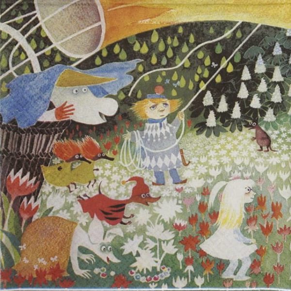 Paper Napkin -  Moomins In a Meadow