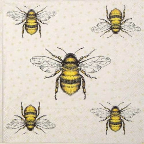 Paper Napkins  - Bees (20 pieces)