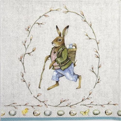 Paper Napkin - Edward rabbit