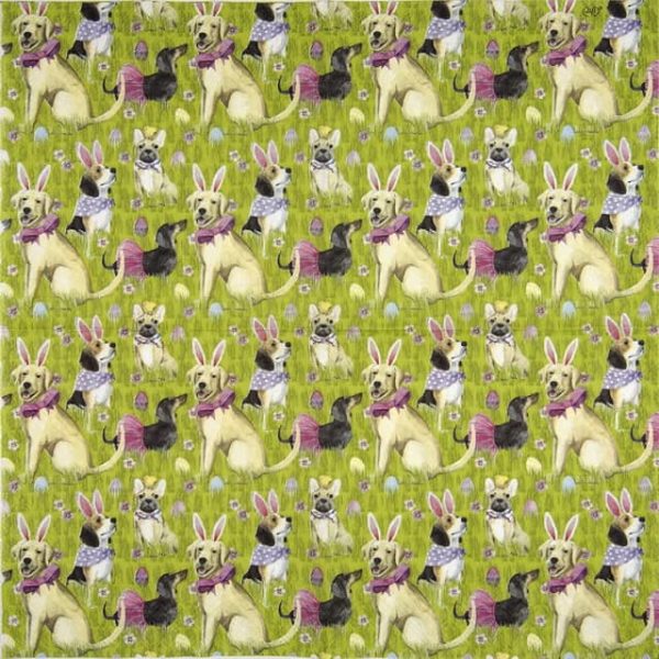 Paper Napkin - Bunny dogs - Image 2