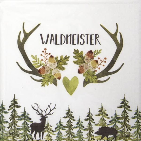 Paper Napkin -  Ute Krause: Waldmeister