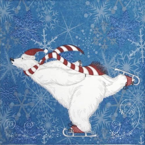 Lunch Napkins (20) - Polarbear skate