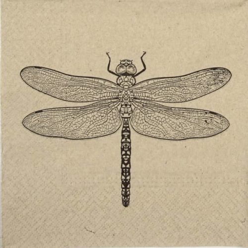 Paper Napkin - We Care Dragonfly