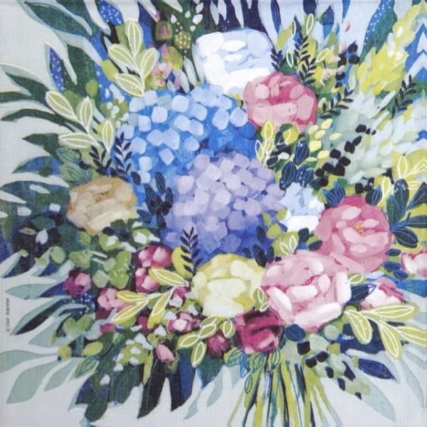 Paper Napkin - Clair Bremner: Royal Bouquet_PPD_1333731