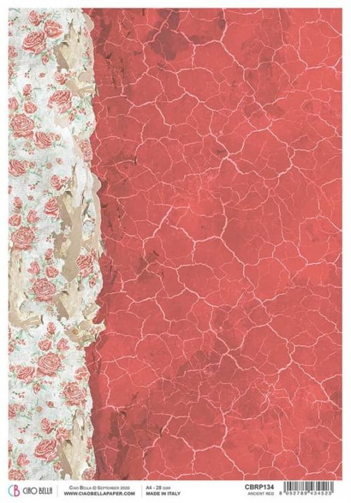 Rice Paper - Ancient Red  - CBRP134