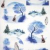 Rice Paper - Winter Landscapes with Animals - R1467_ITD