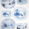 Rice Paper - Winter Landscapes with Animals - R1484_ITD