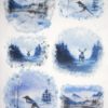 Rice Paper - Winter Landscapes with Animals - R1486_ITD