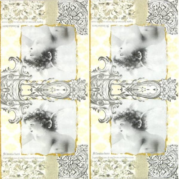 Lunch Napkins (20) - Angel of Baroque - Image 2