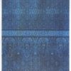 Rice Paper R1896 Blue Damask Wallpaper