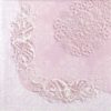 Paper napkin butterfly lace lilac