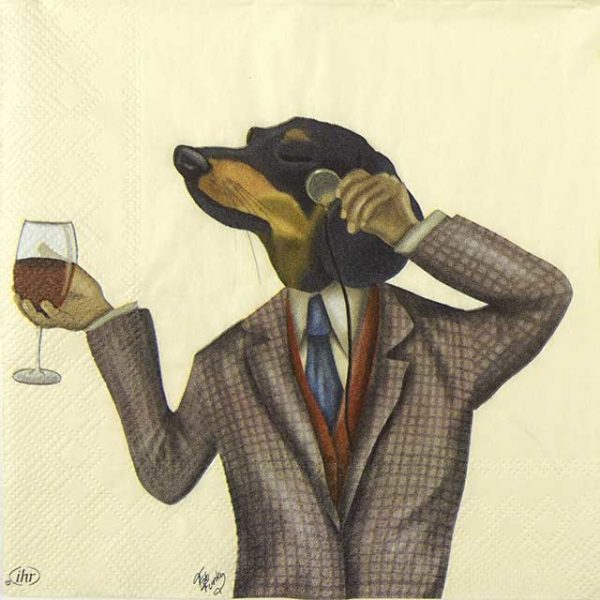 Paper Napkin Dog Sir Sinclair