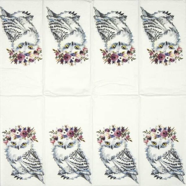 Handkerchiefs - Garden Party Owl