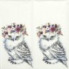 Handkerchiefs - Garden Party Owl