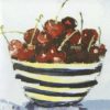 Paper Napkin Bowl of Cherries