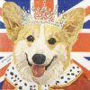 Paper Napkin - Royal Corgi