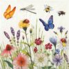 Paper Napkin Butterfly Meadow