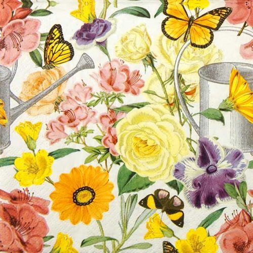 Paper Napkins - Flower Garden (20 pieces)
