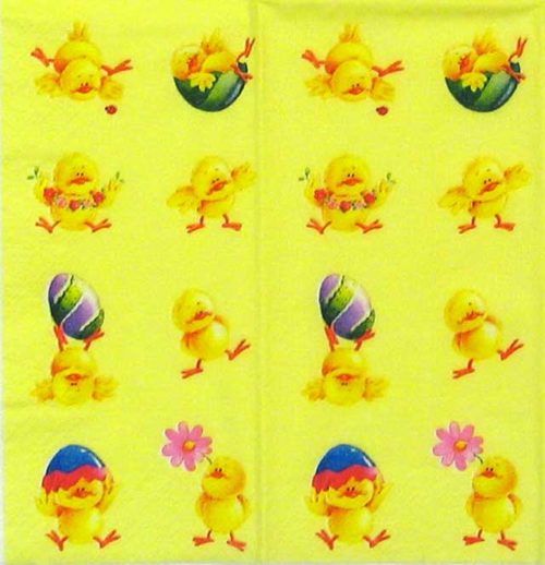 Handkerchiefs - Easter Chicks