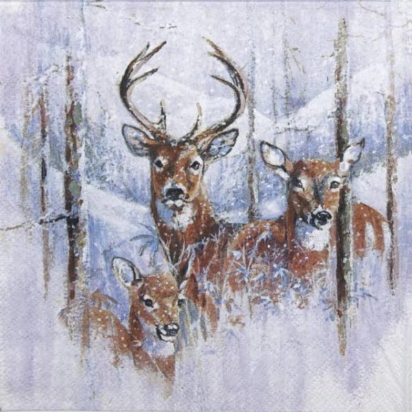 Paper Napkin Wilderness Stag