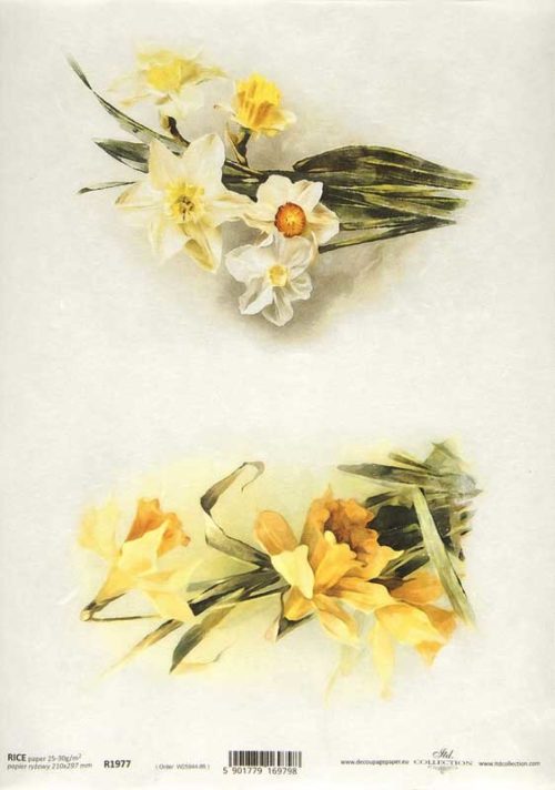 Paper Napkin Daffodils