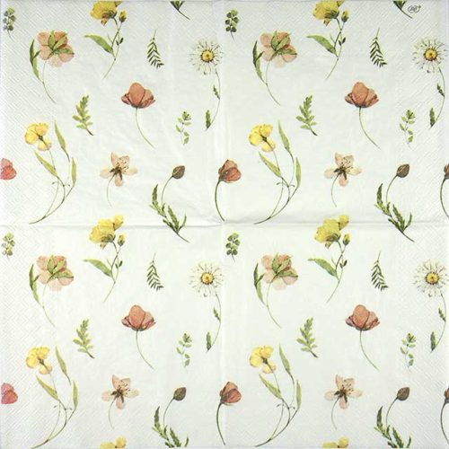 Paper Napkin Joela meadow flowers strands