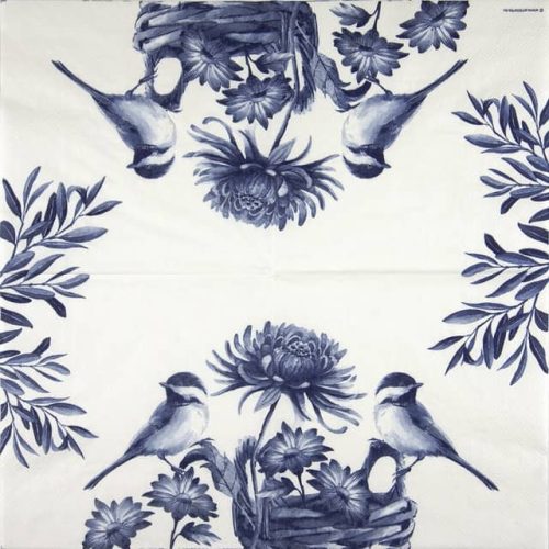 Paper Napkin Blue Bird