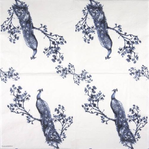 Paper Napkin Royal Peacock blue