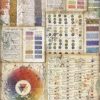 Stamperia Rice Paper A4 - Atelier Des Arts - Pantone Charts DFSA4552