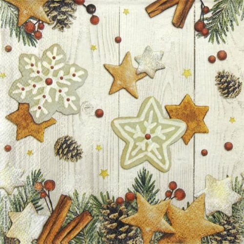 Paper Napkin - Cookies Stars