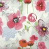 Paper Napkin Blurred Graphic Flowers