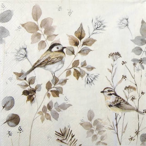 Paper Napkin Woodland Birds nature